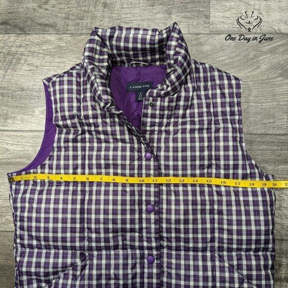 Land's End Puffer Vest Size 6/8 - Picture 3 of 5